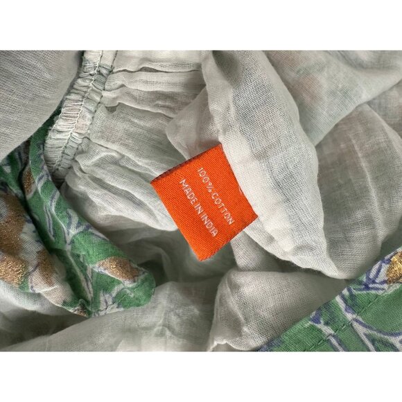 Oliphant Green Ruffle Collar Button Mini Dress - Picture 9 of 9